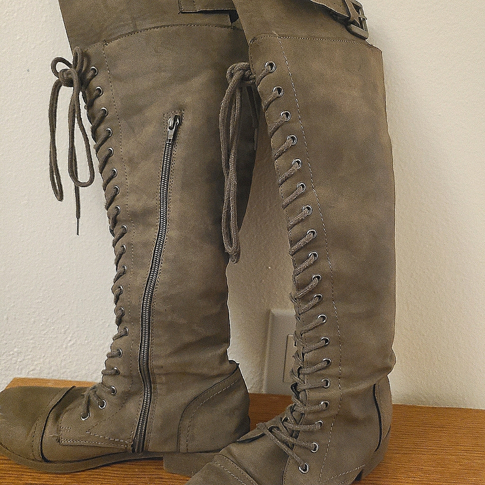 Knee high boots